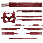 VelvetBond Fashion Restraint Set – PU Leather Bondage Collection