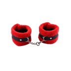 VelvetGrip PU Plush Handcuffs – Soft BDSM Restraint Toy for Adults