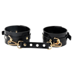 Dominion 8-Piece SM Bondage Set – Handcuffs, Gag, Whip & Collar with Storage Bag