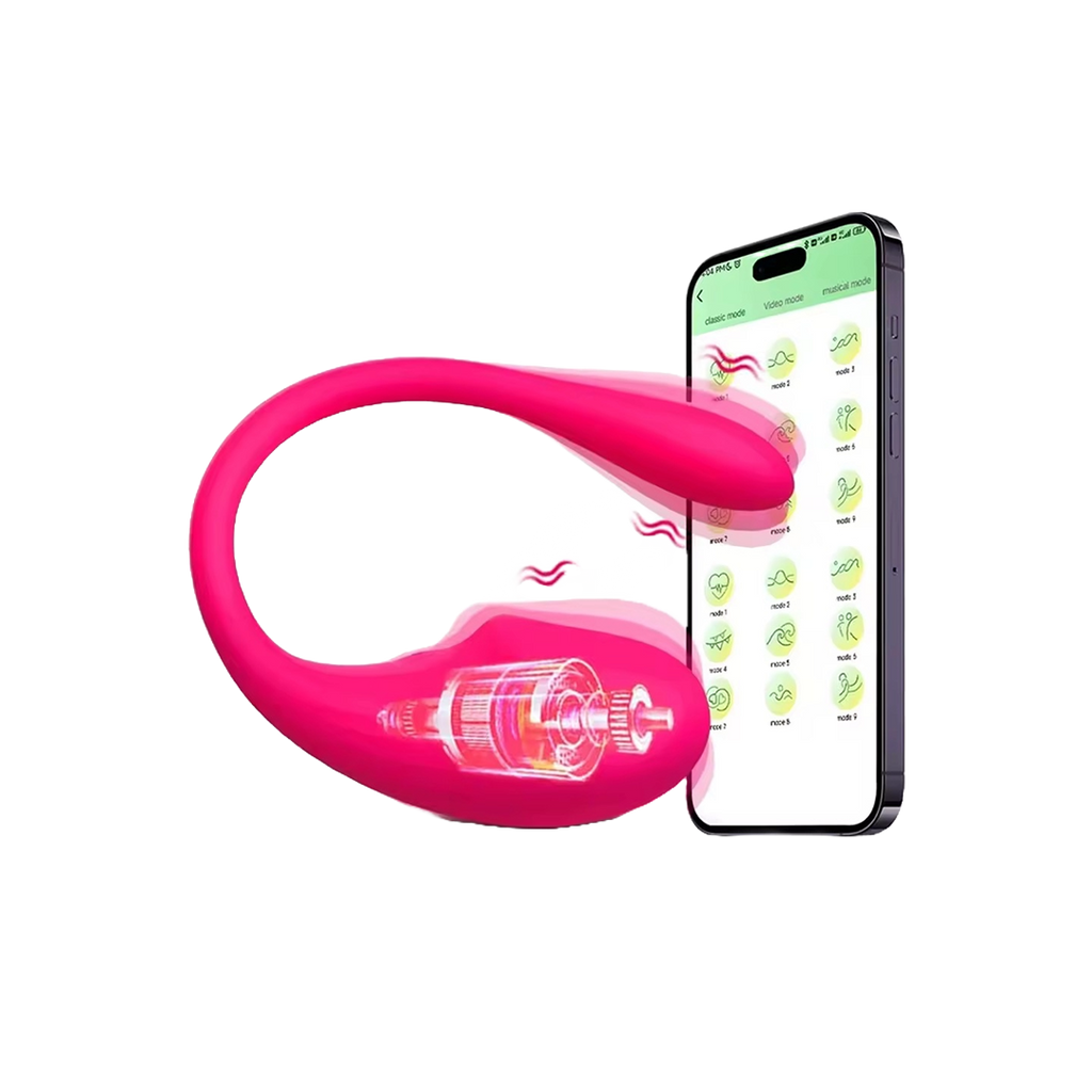 Bluetooth App-Controlled Clitoral & G-Spot Vibrator