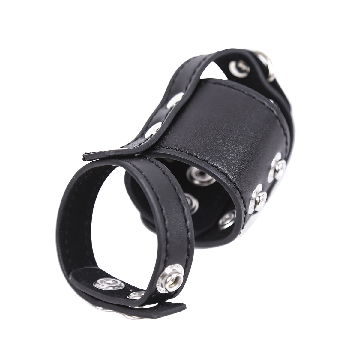 PowerExtend Men’s Cock Bondage & Extension Set – Leather & Alloy Restraint Toy