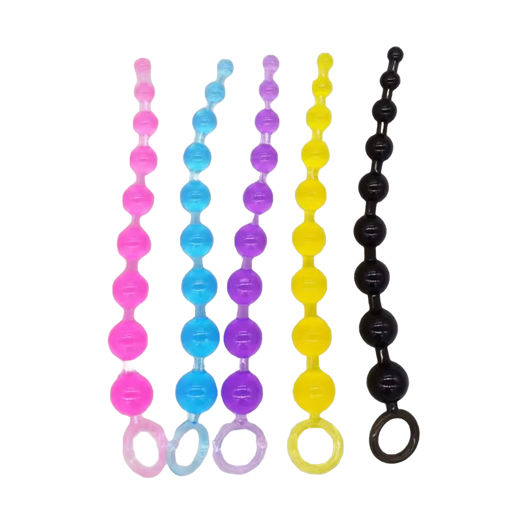Super Long Silicone Anal Beads Plug