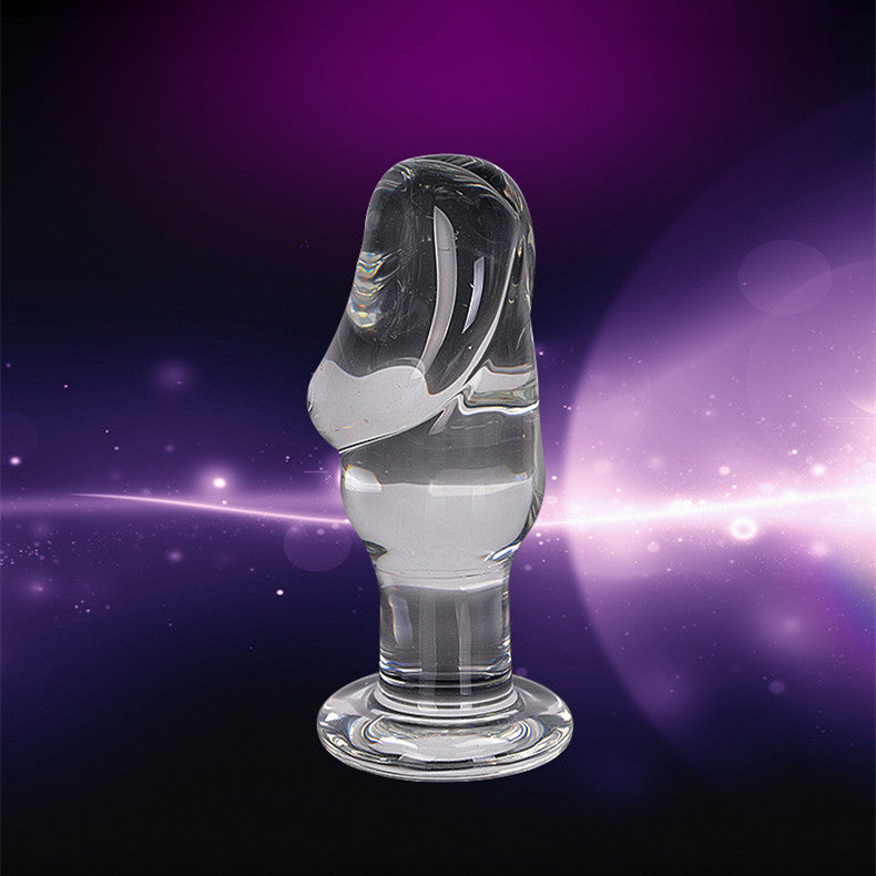 CrystalWave Glass Masturbator – Adult Leisure Toy for Women