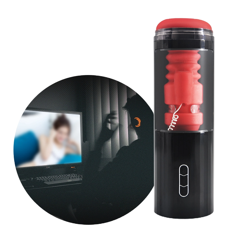 TurboSpiral Automatic Telescopic Vibrator – Intelligent Silicone Massager for Men