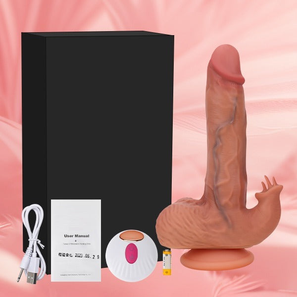 Female Vibrating Toy – Realistic Silicone Penis Massager