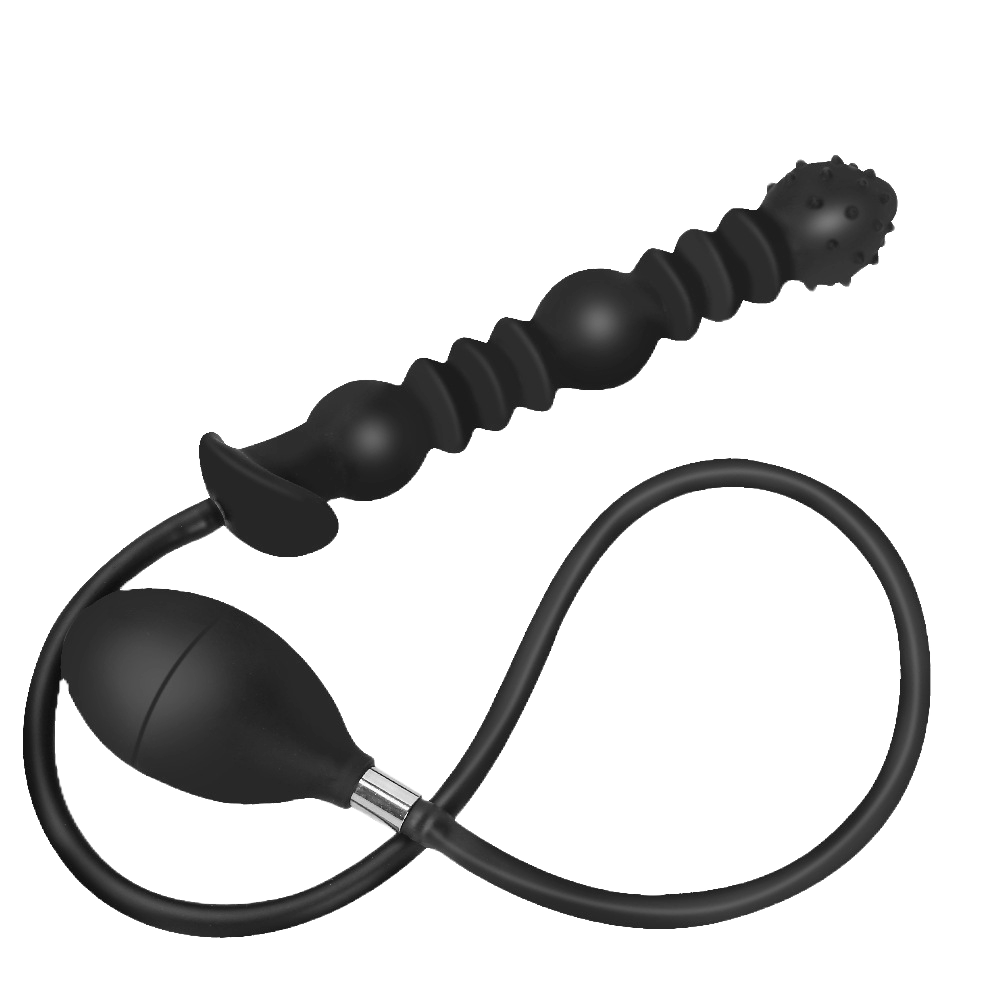 InflateMax Silicone Butt Plug – Large Inflatable Anal & Prostate Dilator