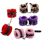 VelvetGrip PU Plush Handcuffs – Soft BDSM Restraint Toy for Adults