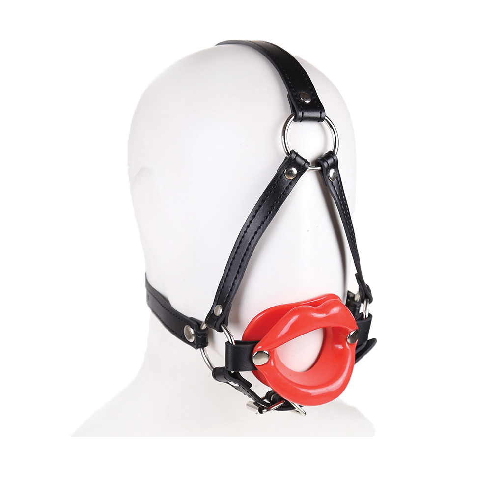 IronGrip Adjustable Leather Mouth Opener – Adult Bondage Toy
