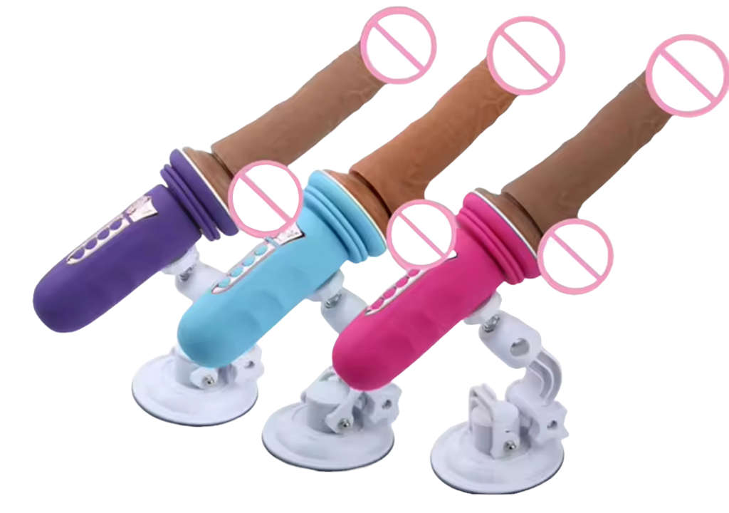 Rechargeable Suction Cup Thrusting Massager