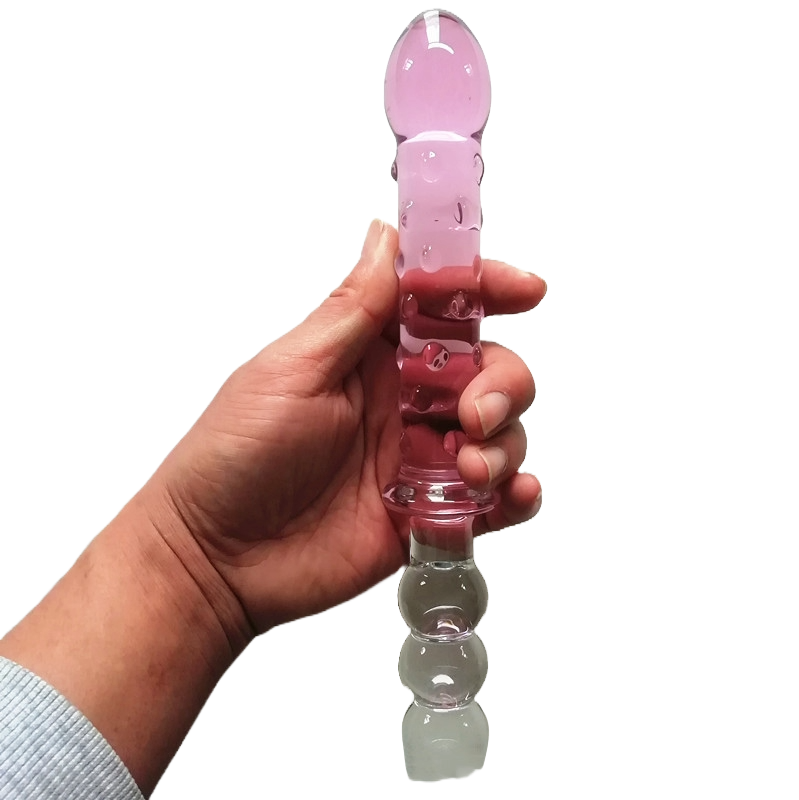 CrystalGlide Glass Toy – Elegant Adult Pleasure Toy for Women