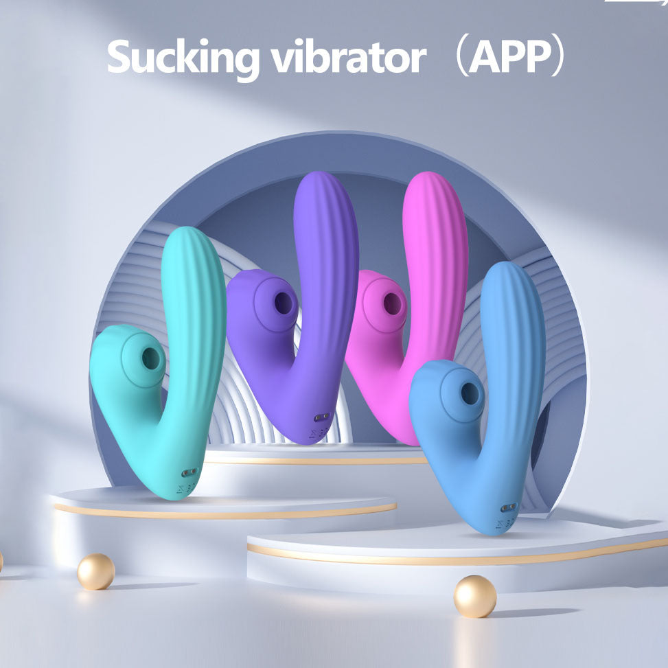 DualSuction Clitoral Vibrator – Silicone Sucking & Vibrating Stimulator