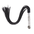 CrystalStrike PU Whip – Sexy Silicone & Glass BDSM Toy