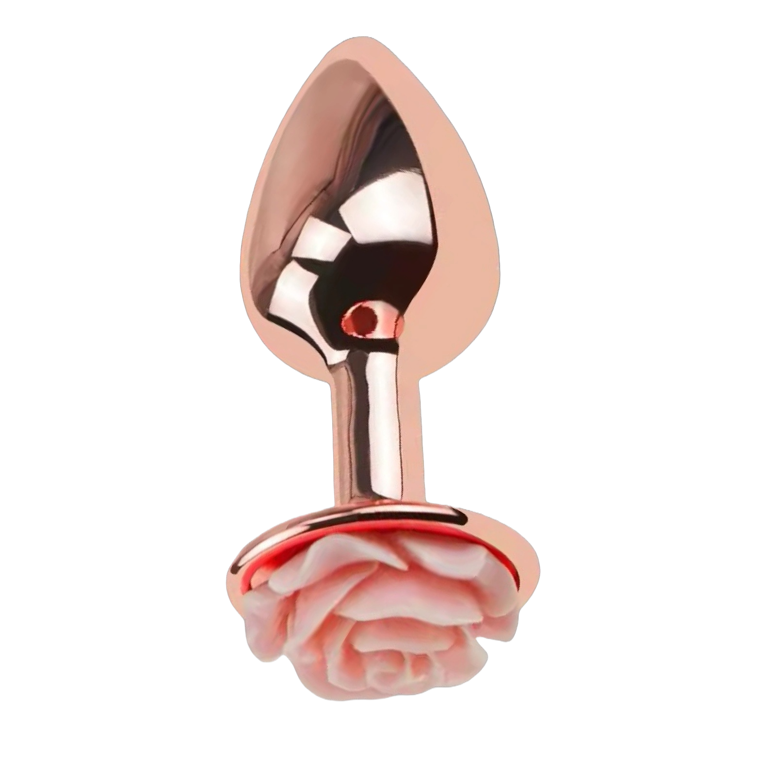 Rose-Shaped Metal Anal Plug