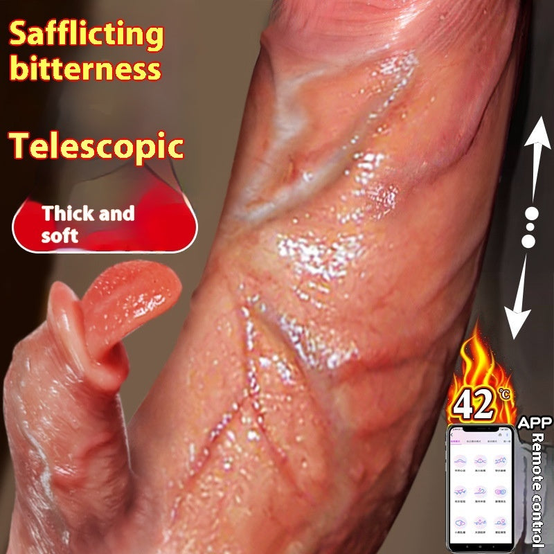 RealMotion Swing Heating Telescopic Dildo