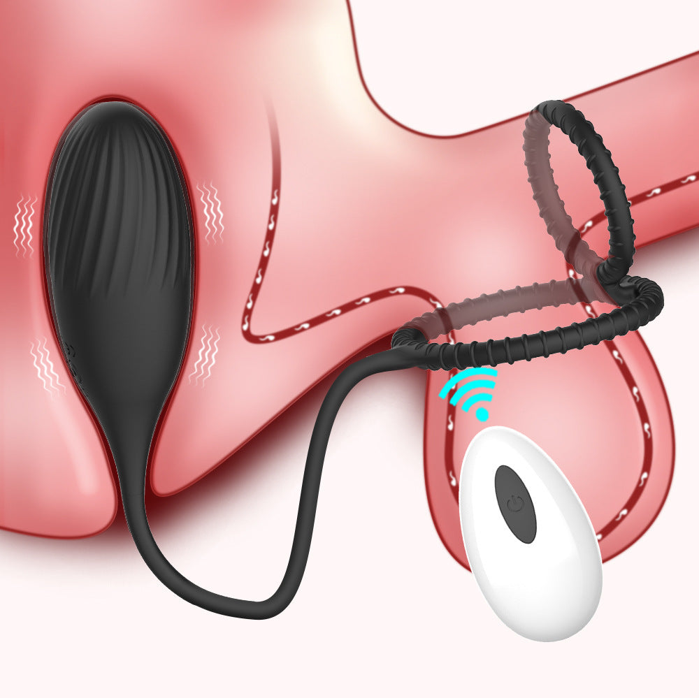 Charging Wireless Remote Control Tadpole Horseshoe Ring for Couples