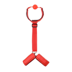 SilkBite Adjustable Mouth Gag – Nylon Strap & Silicone Ball Restraint Toy