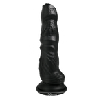 TitanXL Giant Black Dildo – Realistic Anal & Vaginal Sex Toy with Suction Base