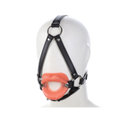 IronGrip Adjustable Leather Mouth Opener – Adult Bondage Toy