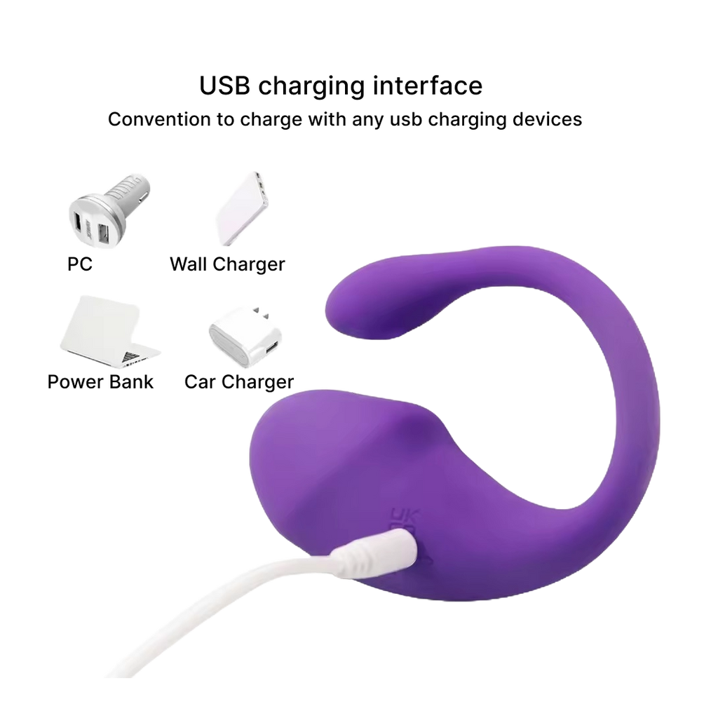Bluetooth App-Controlled Clitoral & G-Spot Vibrator