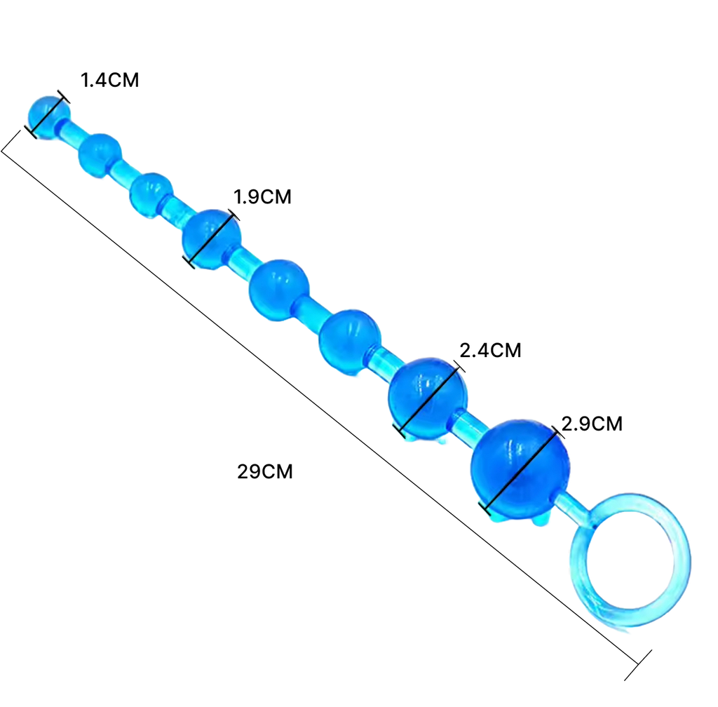 Super Long Silicone Anal Beads Plug