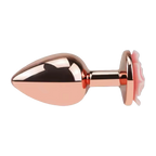 Rose-Shaped Metal Anal Plug
