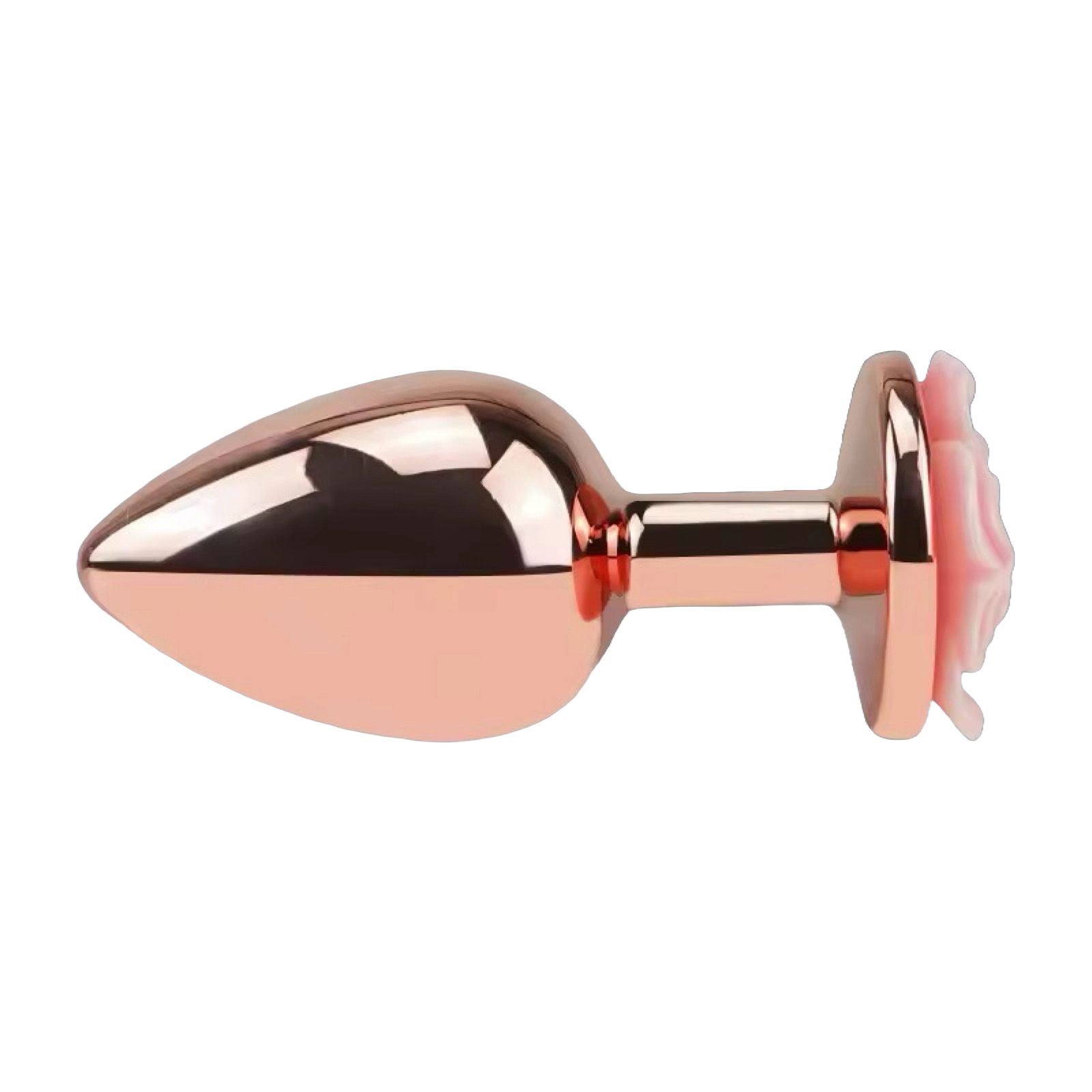 Rose-Shaped Metal Anal Plug