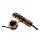 VelvetGrip PU Plush Handcuffs – Soft BDSM Restraint Toy for Adults