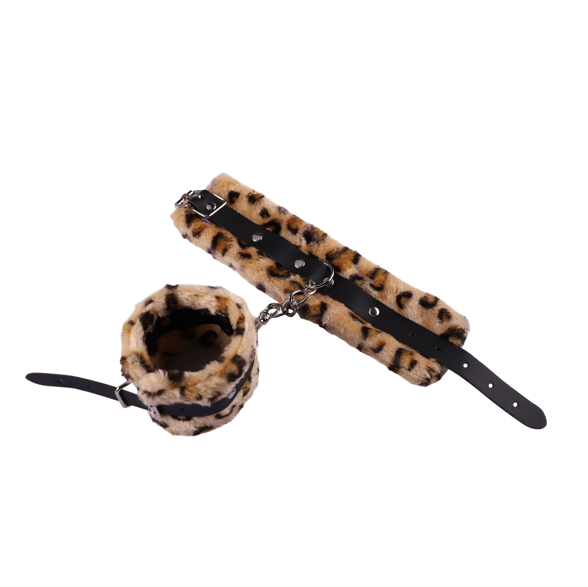 VelvetGrip PU Plush Handcuffs – Soft BDSM Restraint Toy for Adults