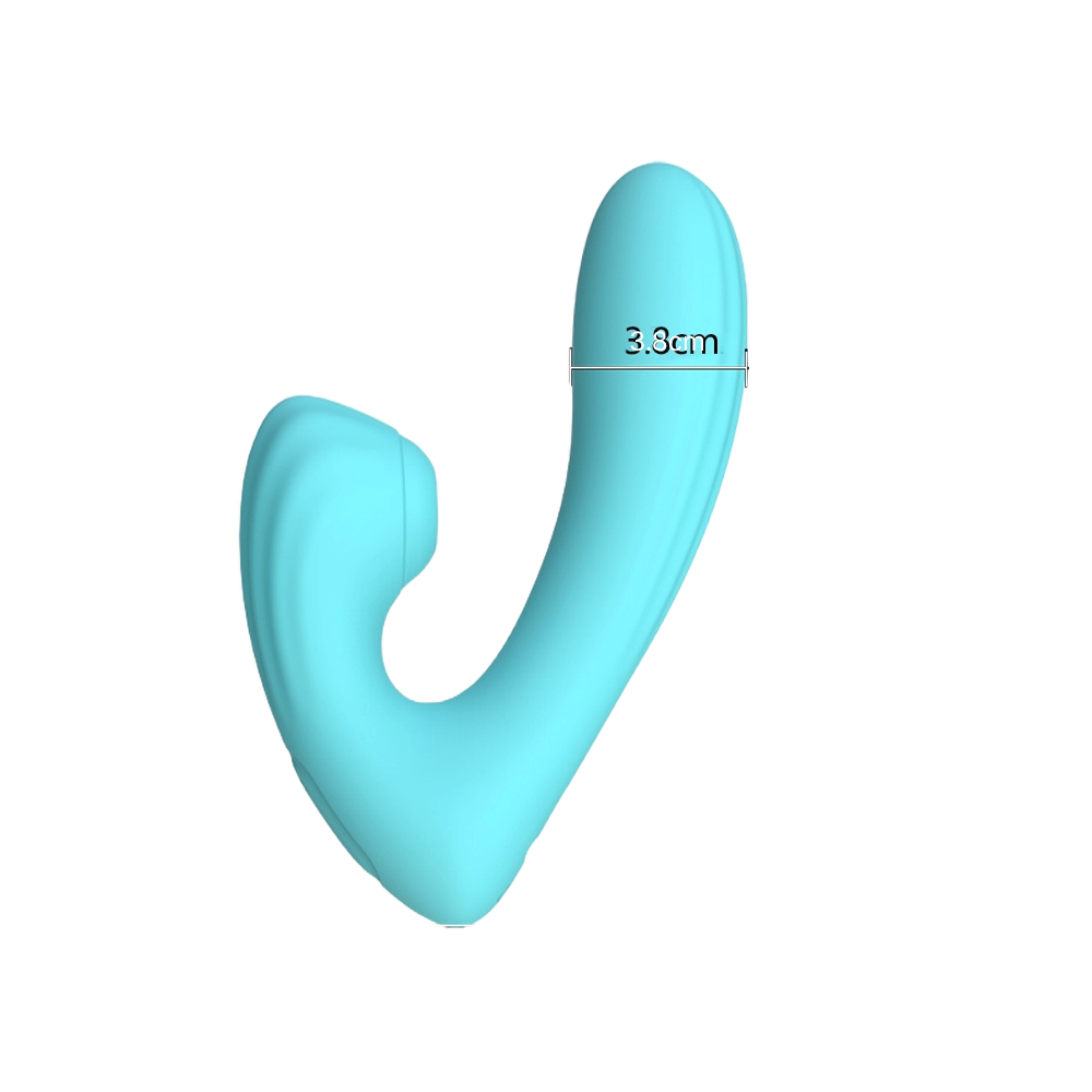 DualSuction Clitoral Vibrator – Silicone Sucking & Vibrating Stimulator