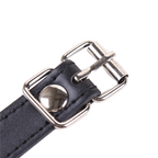 Purple Temptation Mouth Ball & Clip – Leather BDSM Sex Toy for Adults