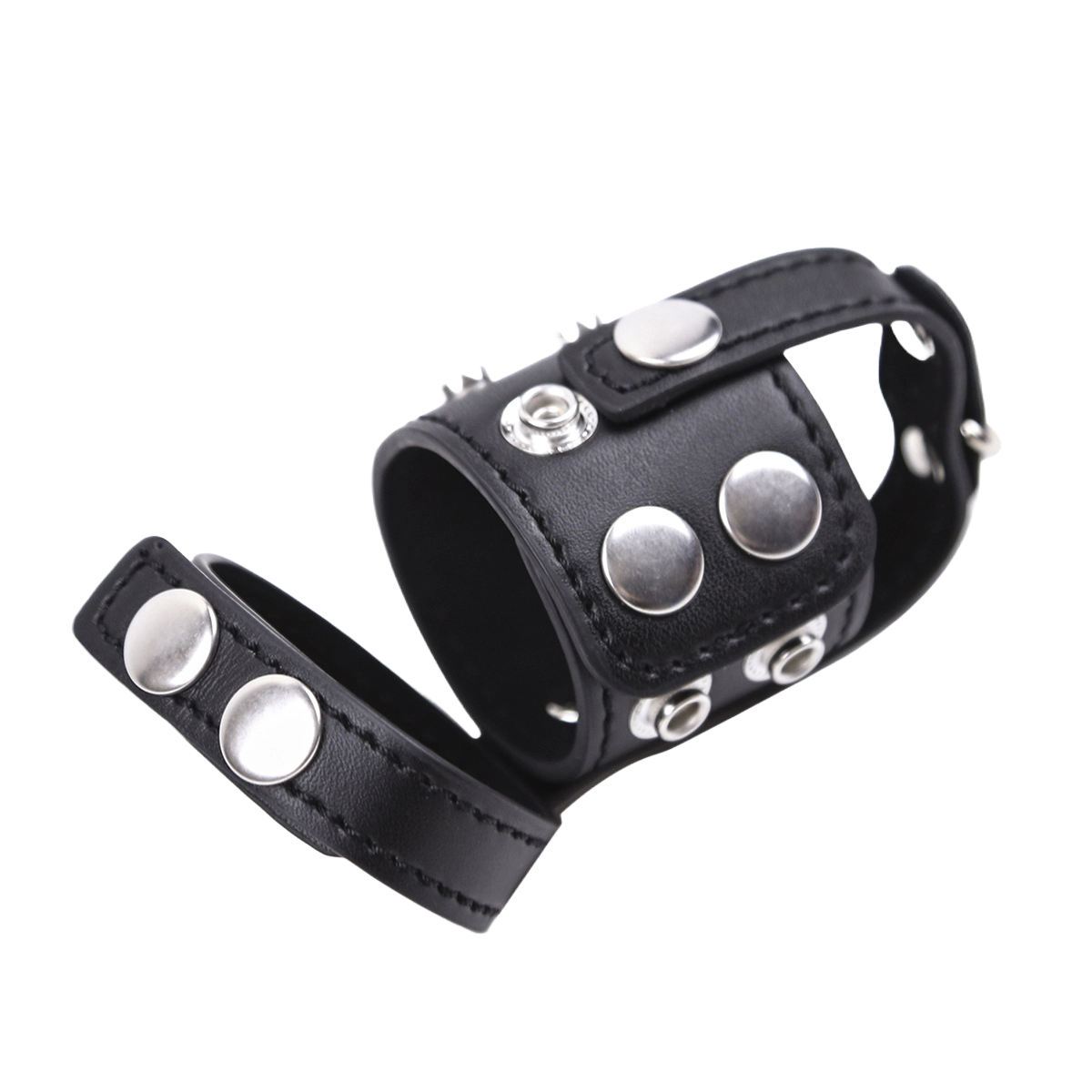 PowerExtend Men’s Cock Bondage & Extension Set – Leather & Alloy Restraint Toy