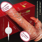 RealMotion Swing Heating Telescopic Dildo