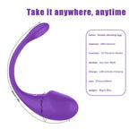 Bluetooth App-Controlled Clitoral & G-Spot Vibrator