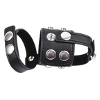 PowerExtend Men’s Cock Bondage & Extension Set – Leather & Alloy Restraint Toy