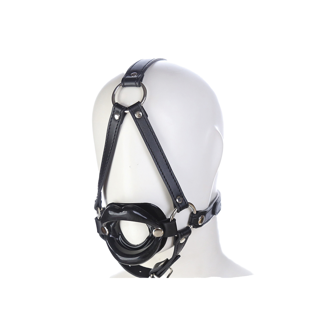 IronGrip Adjustable Leather Mouth Opener – Adult Bondage Toy