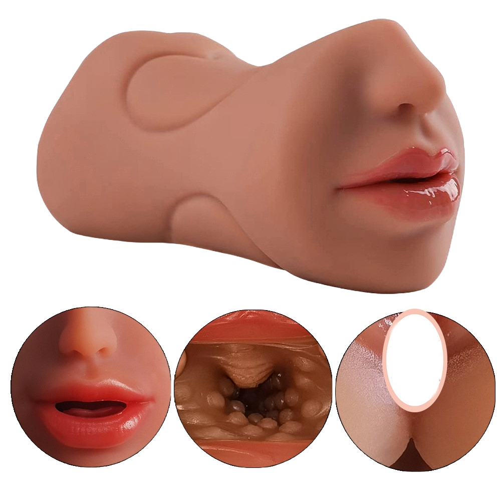 Men’s Fashion Simple Male Masturbator – Double-Headed TPE Pleasure Cup