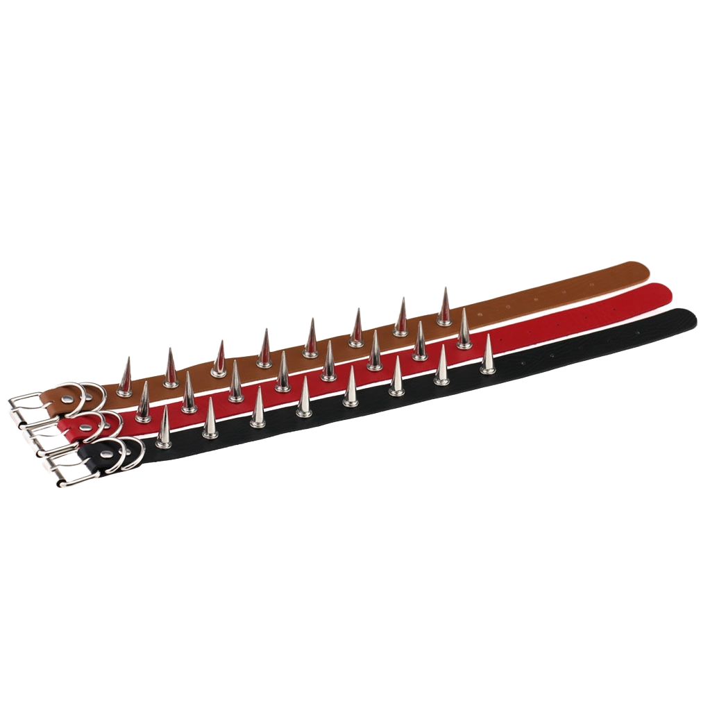 SkySpike Punk Leather Choker – Egirl Cosplay & Bondage Neck Accessory