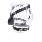 IronClad Men’s Leather Chastity Shorts – Adjustable Bondage Panties