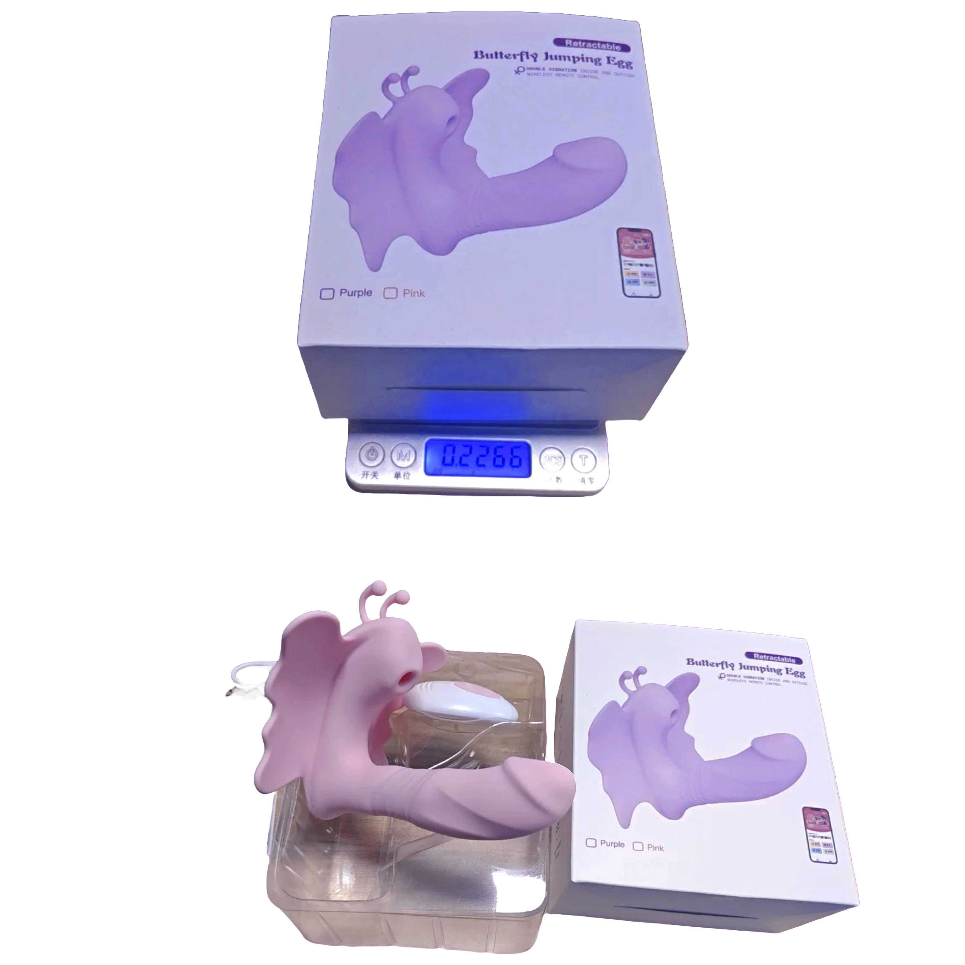 Wearable App-Controlled Clitoral & G-Spot Vibrator