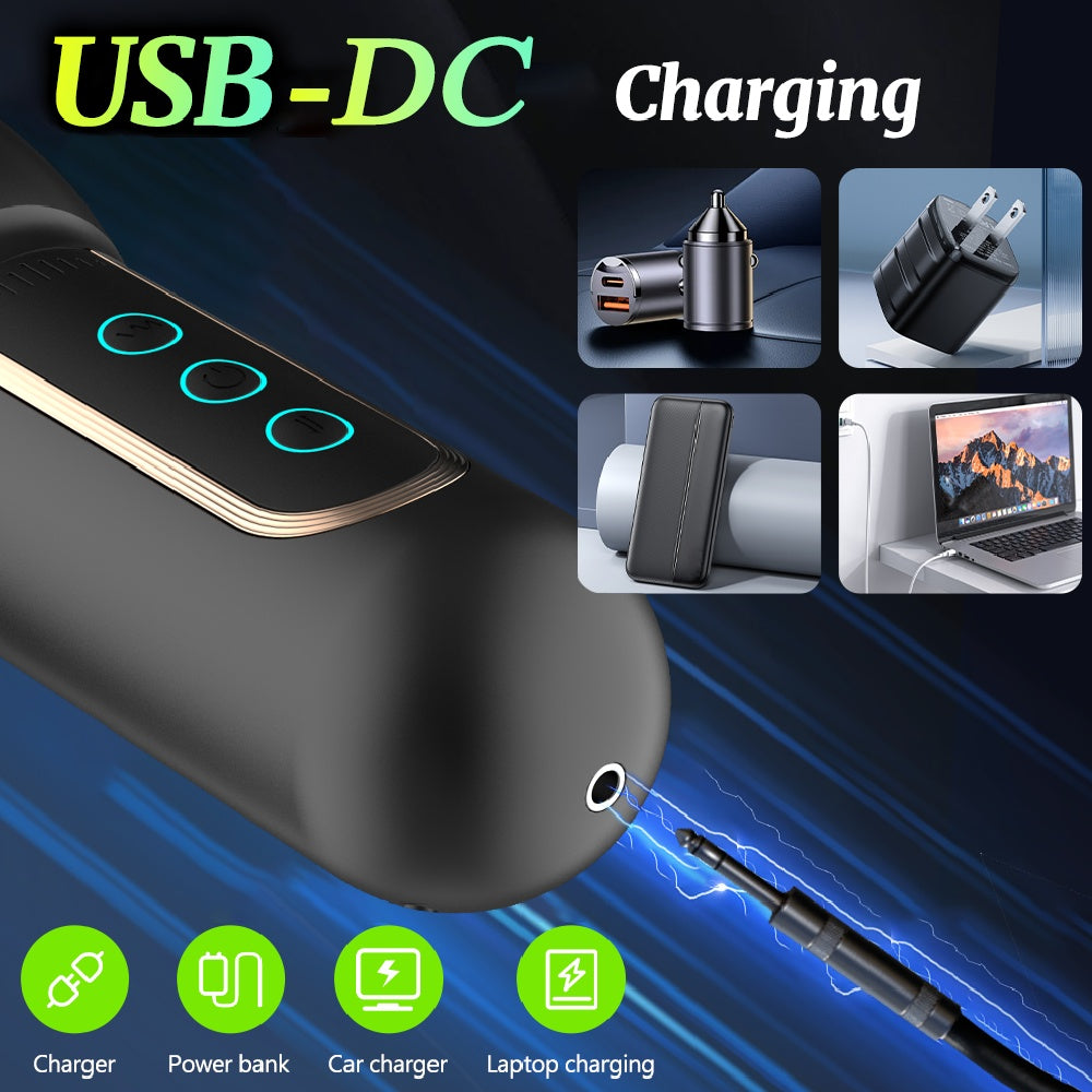 MaxErect Electric Penis Enlarger – 10 Vibration & 8 Thrusting/Rotating Patterns for Men