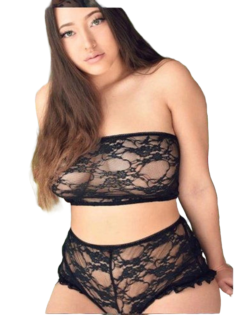 Velvet Lace Temptation Lingerie Set – Elegant & Alluring Nightwear