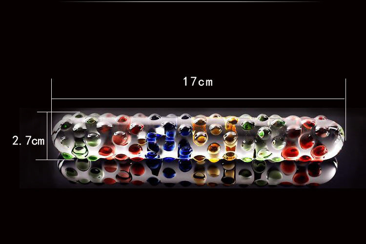 Crystal Wave Glass Dildo – Textured Magic Wand