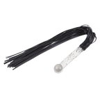 CrystalStrike PU Whip – Sexy Silicone & Glass BDSM Toy
