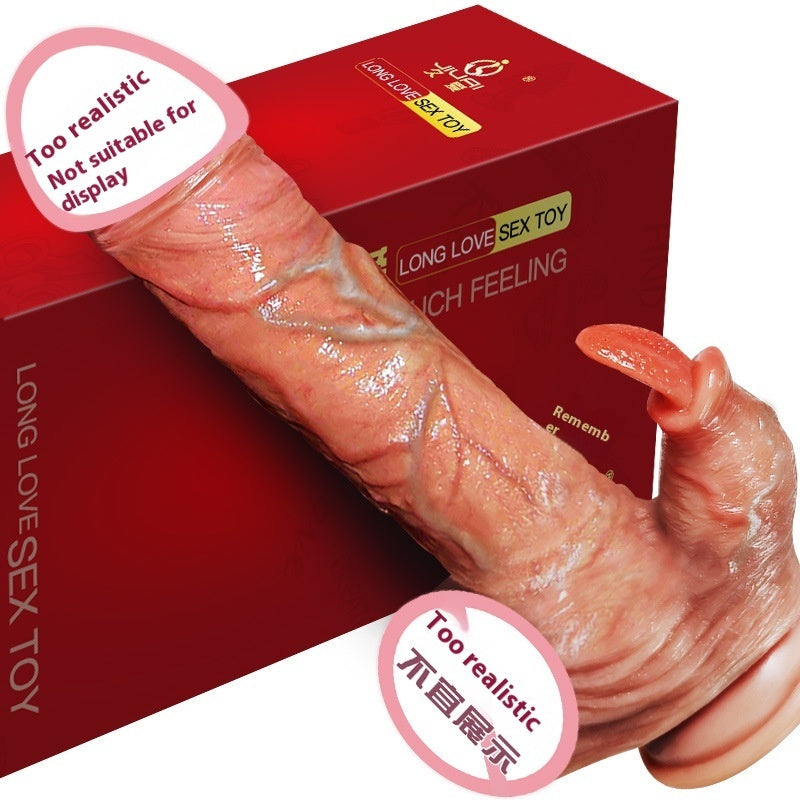 RealMotion Swing Heating Telescopic Dildo