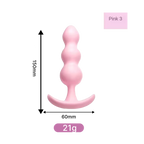 3-Piece Silicone Anal Training Plug Set