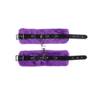 VelvetGrip PU Plush Handcuffs – Soft BDSM Restraint Toy for Adults