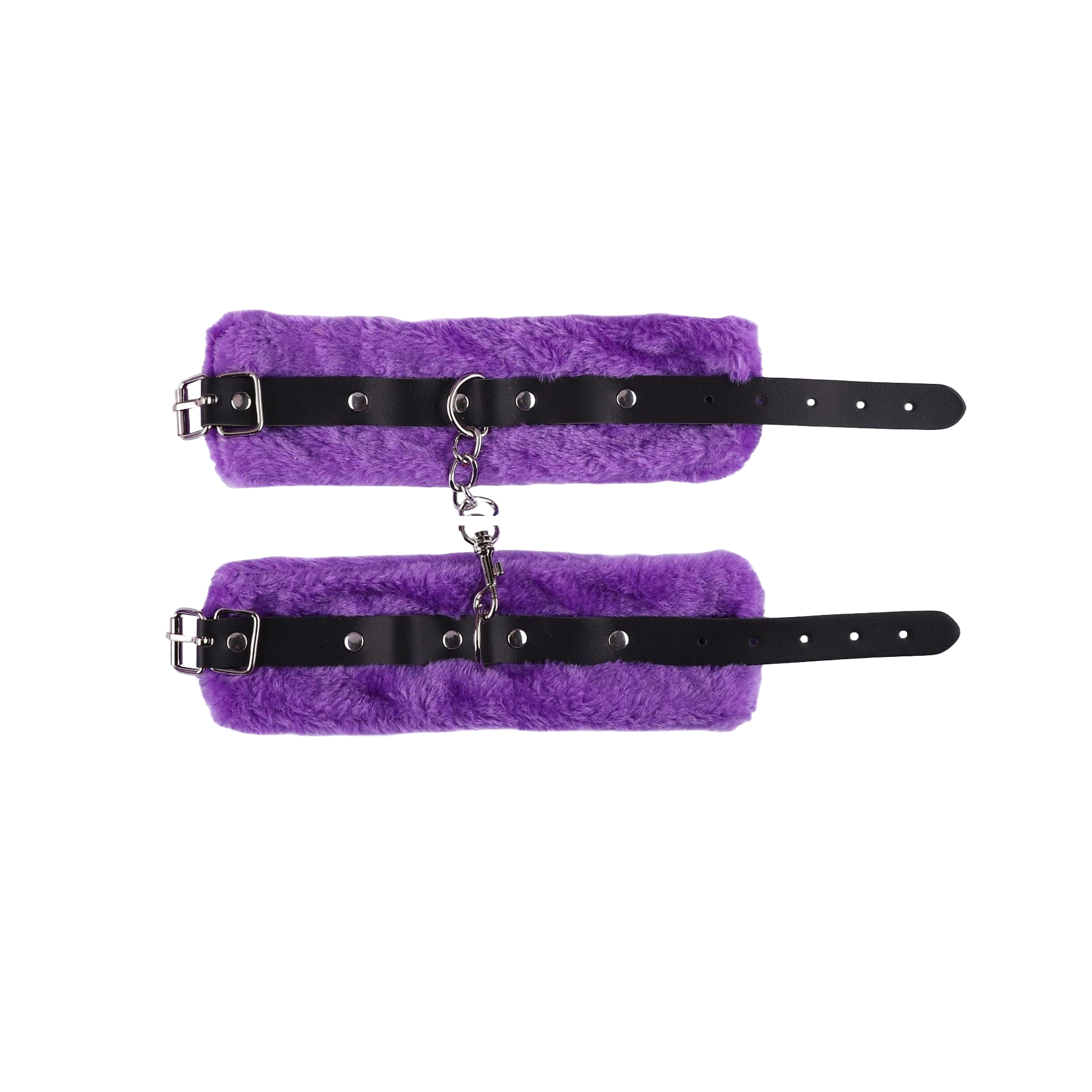 VelvetGrip PU Plush Handcuffs – Soft BDSM Restraint Toy for Adults