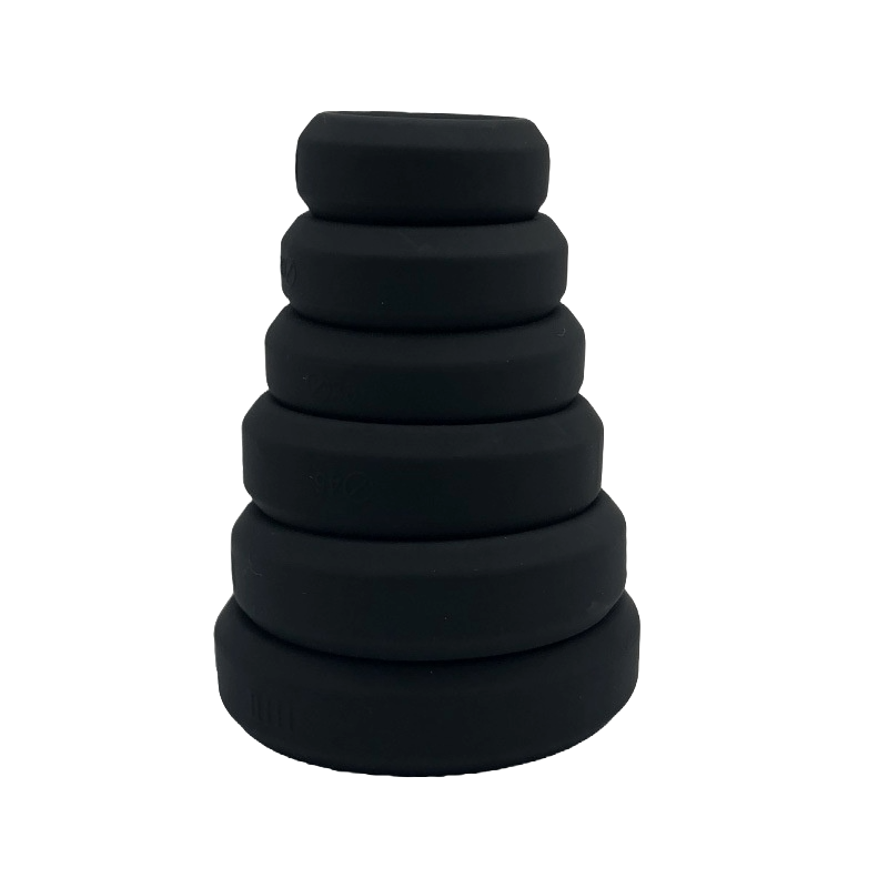 FlexiPlay 6-Piece Silicone Horseshoe Ring Set – Adjustable Scrotum & Penis Bondage Rings