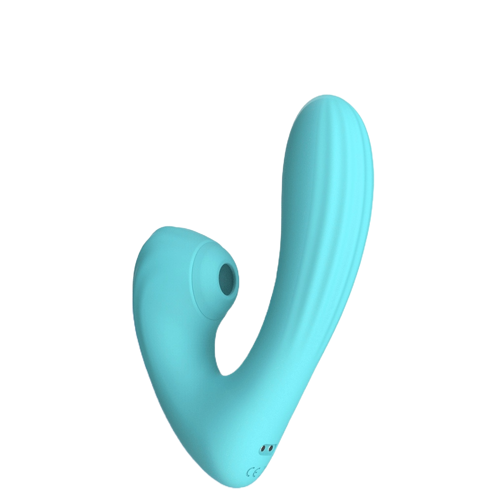 DualSuction Clitoral Vibrator – Silicone Sucking & Vibrating Stimulator