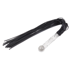 CrystalStrike PU Whip – Sexy Silicone & Glass BDSM Toy